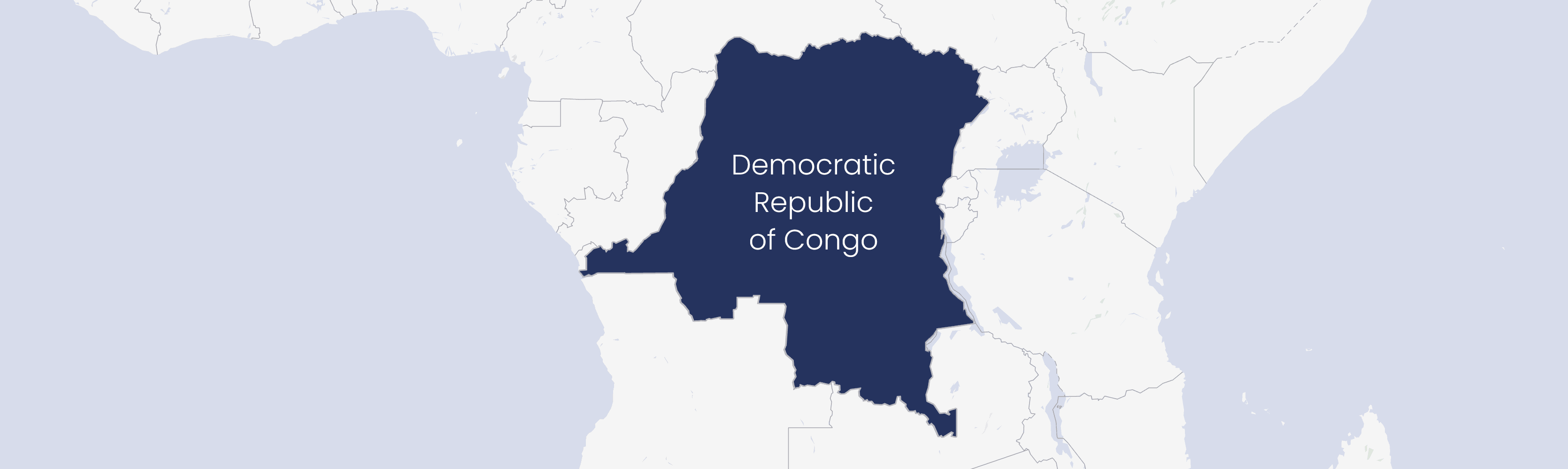 Map of DRC